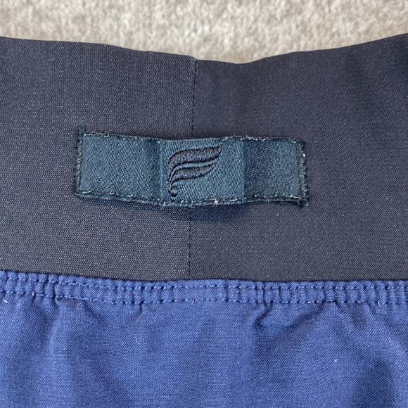 Fabletics The Fundamental short mens unlined navy blue zipper mesh gusset - Picture 8 of 8
